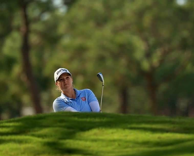 アリー・ユーイングのインスタグラム：「Thank you @pelicanlpga!! I can’t wait to be back next year! Time for Thanksgiving festivities then finish the year off with Dallas and the US Open! So grateful and blessed!  📸: @gettyimages」