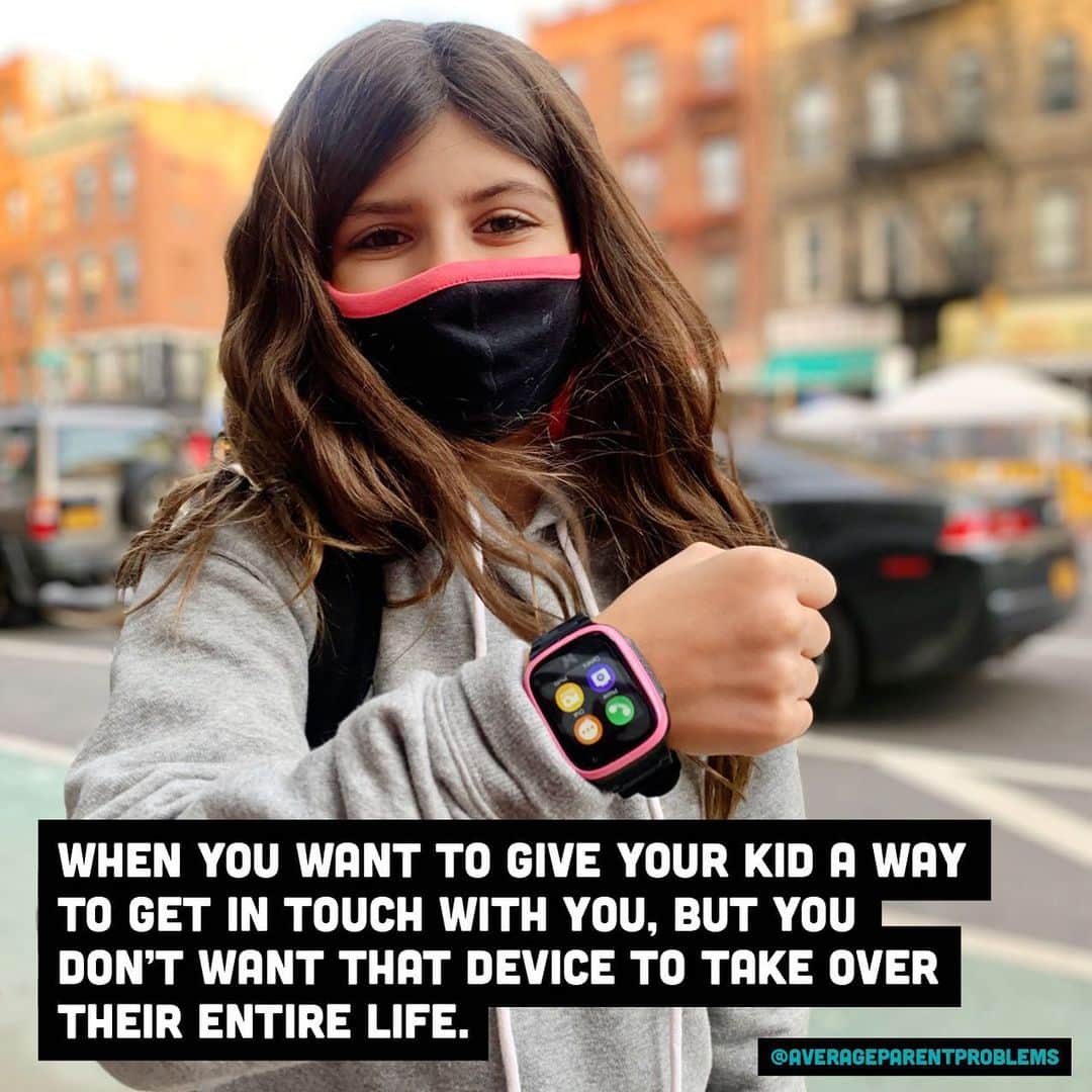 Average Parent Problemsのインスタグラム：「My soon to be 11yo started asking for a phone three years ago, but we've been adamant about holding off, even though many of her friends have gotten one. This year, she reached the age for self-dismissal after school. We wanted to allow her this increased independence, but were still not into the phone idea. The @XPLORA_US X5 Play Watch ended up being the perfect solution. It gives her the freedom to make calls and send texts to pre-approved phone numbers, without giving her access to social media, the entire internet and all the distractions that often become all consuming when kids (and adults!) get a smartphone. It has GPS tracking, so you can check in throughout the day and set notifications if your kid travels into specific zones. It also has an emergency SOS button. But the best part is that my daughter is REALLY thrilled about it. Being able to call and text feels like a huge privilege and has satisfied the need for a phone for now. Today, I'm giving away one Xplora X5 Play Watch! To enter, follow @averageparentproblems and @xplora_us, then tag two friends in the comments below who might be interested in trying the XPLORA with their kids. I often think that if parents worked together within friend groups, everything would be much easier! I'll pick the winner on 12/1. Don't want to wait? You can get the #Xplora Watch from Amazon at the link in my bio for $189.99, a fraction of the cost of a smartphone. #MyXplora #GOPLAY #XploraPartner ✨✨WINNER UPDATE: congratulations to @hlc52! Please email allie@mommyshorts.com to claim your prize!✨✨」