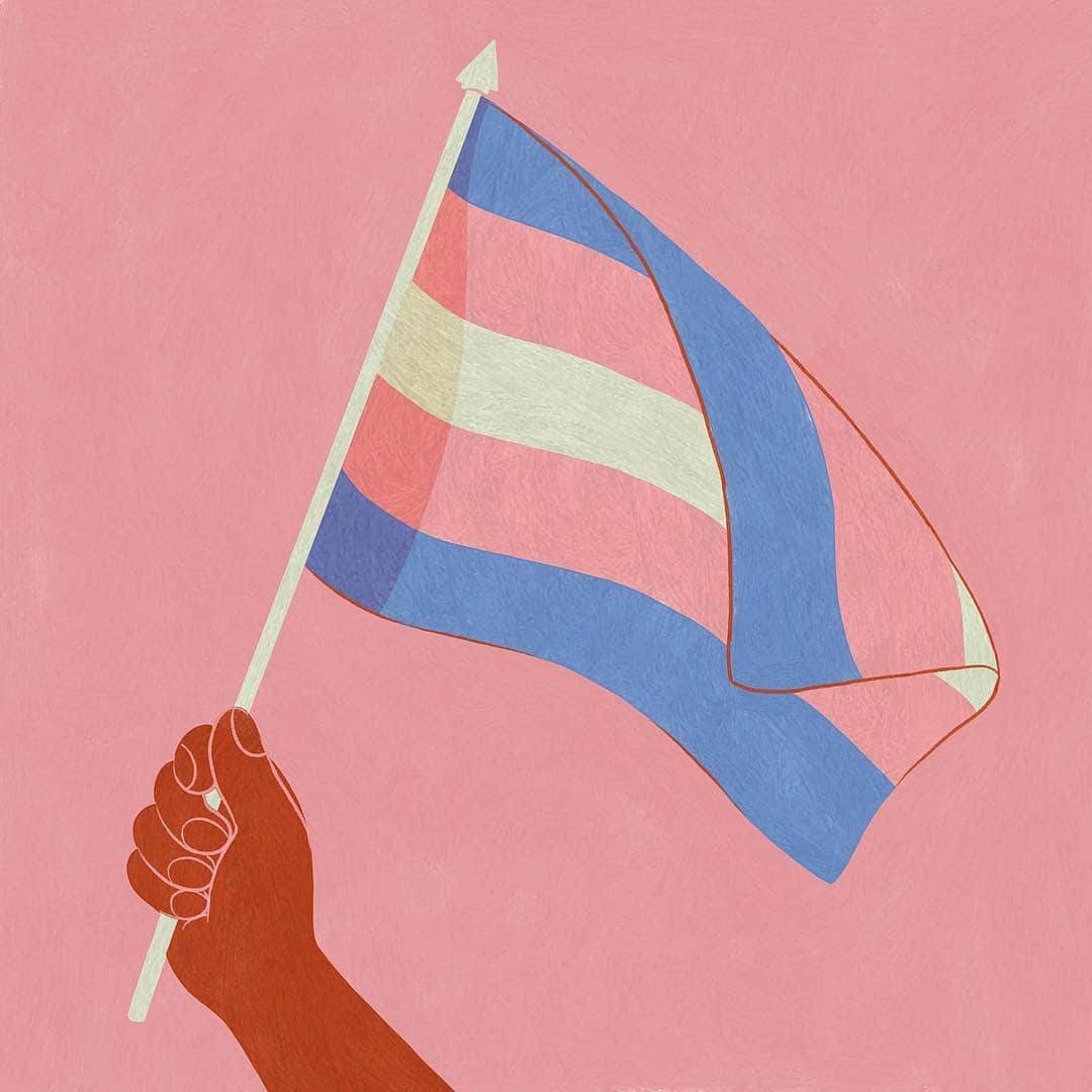 ELLE Magazineさんのインスタグラム写真 - (ELLE MagazineInstagram)「Today, November 20, is #TransDayofRemembrance. This year, at least 34 transgender or gender non-conforming people have been murdered by violent means in the United States. This number is likely higher; victims are, to this day, often misgendered in local police statements and media reports, which can delay awareness of deadly incidents. The majority of victims were Black transgender women living at the intersection of racism, homophobia, and transphobia. At the link in bio, remember their names and find resources to support and protect the trans community. 🎨: @sofiebirkinillustration」11月21日 6時00分 - elleusa