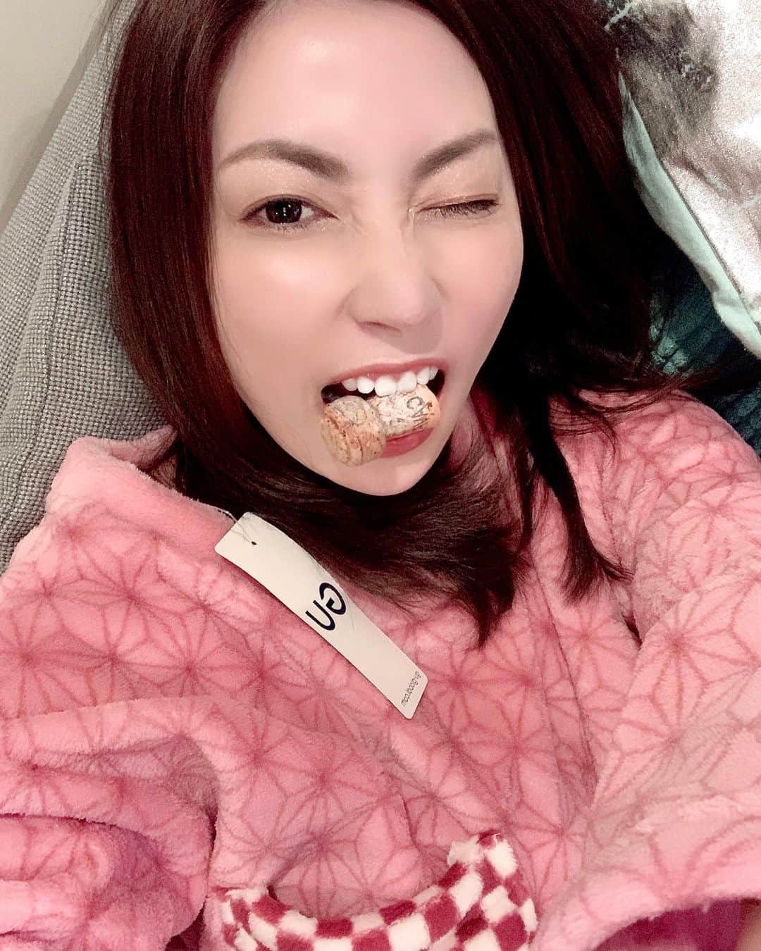 のインスタグラム：「#GU #竈門禰豆子  #禰豆子 #酔っ払い #パジャマ #おやすみ」