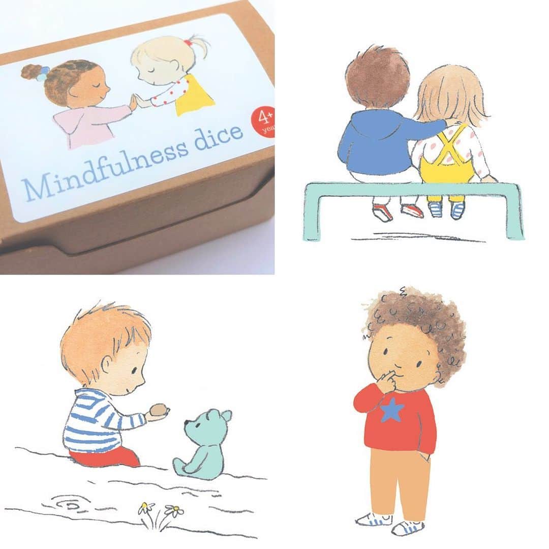 Jane Masseyさんのインスタグラム写真 - (Jane MasseyInstagram)「I was approached earlier this year by @daily_enrich with a lovely project. The brief to create a series of illustrations for a Mindfulness Dice game for children. The dice feature 12 simple mindfulness practices to promote calm, improve concentration and reduce anxiety. They are available now at  thedailyenrich.com #mindfulness」11月20日 22時01分 - janemasseyillustration