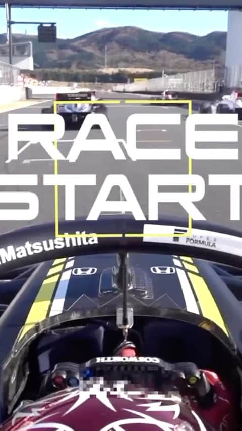 松下信治のインスタグラム：「———  Who’s Mr sending of the day ?🤔  This is the onboard video from last weekend at Autopolis Super formula RD4.  スーパーフォーミュラ第四戦オートポリス決勝オンボード映像」