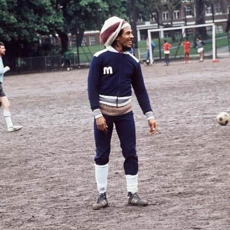 エルエヌシーシーのインスタグラム：「LN-CC Inspiration: Bob Marley wearing an Adidas tracksuit that appeared on the moodboard for adidas Originals by Wales Bonner, still from ‘LEGACY: Rhythm of the Game’ #Archive」