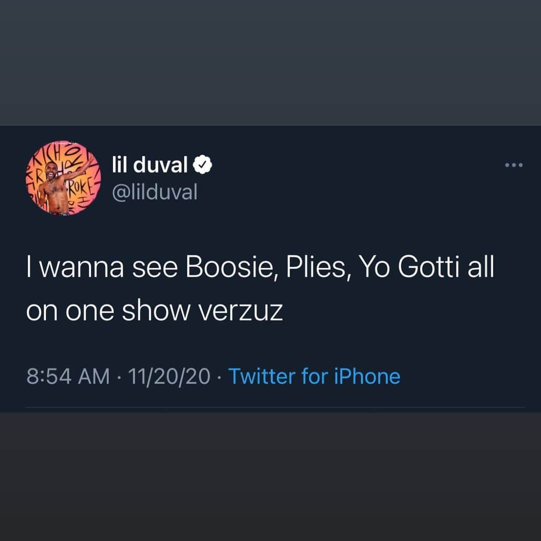 リル・デュヴァルのインスタグラム：「I know you up north nighaz won’t get it but it’s way more of us country folks so y’all opinion really don’t matter 😂😂😂😂😂😂😂😂 y’all set this up and it’ll do numbers @therealswizzz @timbaland im telling ya nih (webbie pop out as a surprise guest with Boosie. crowd goes crazy)」