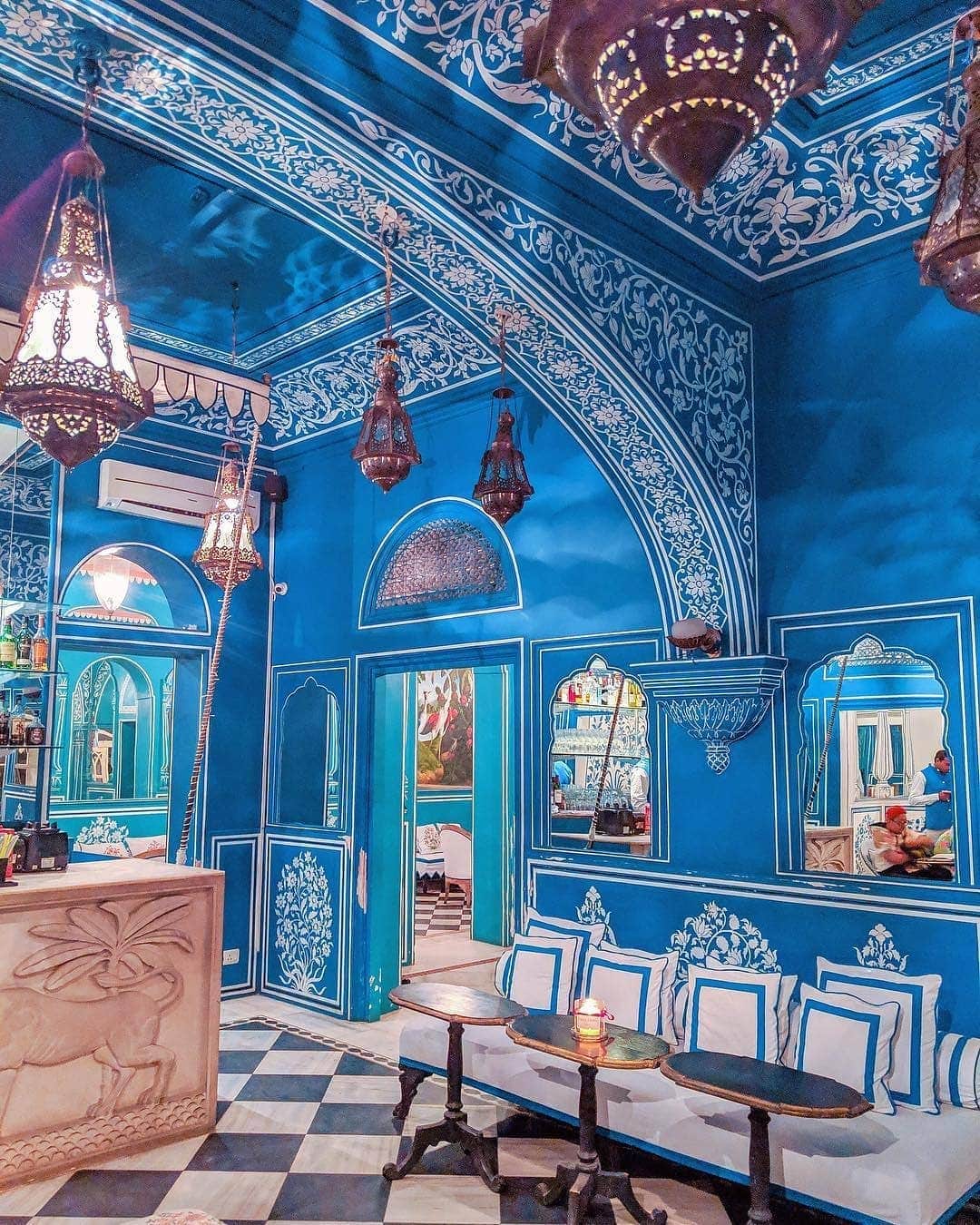 BEAUTIFUL DESTINATIONSさんのインスタグラム写真 - (BEAUTIFUL DESTINATIONSInstagram)「Sliding some color into your feed! 🤩 Check out these vibrant nooks and corners of Rajasthan that can instantly brighten your day. 🇮🇳  From 1-10, which one is your favorite? ✨ 1. Bar Palladio 2. Udaipur City Palace 3. Rajmahal Palace 4. The Patrika Gate 5. Jaisalmer 6. Samode Palace 7. Junagarh Fort 8. Udaipur City Palace 9. Amer Fort 10. Sheesh Mahal  📸 @rosannafalconer 📍 Rajasthan, India」11月20日 23時07分 - beautifuldestinations