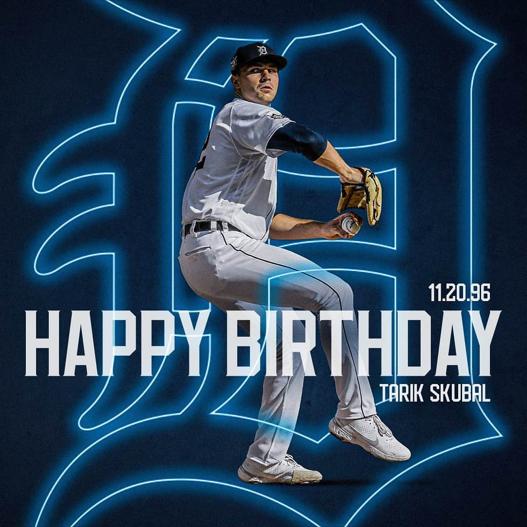 デトロイト・タイガースさんのインスタグラム写真 - (デトロイト・タイガースInstagram)「Double tap to wish @tarikskubal a happy birthday! 🎉」11月21日 0時45分 - tigers