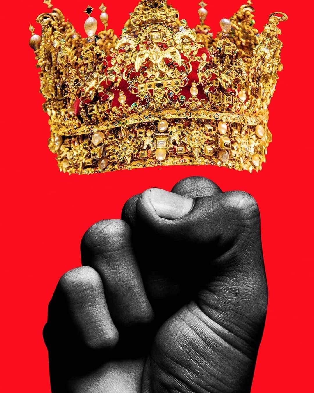 カロライナディークマンのインスタグラム：「no dia da consciência negra uma imagem do @studio.zec  celebrando a diversidade repudiando o racismo reforçando o compromisso  antirracista!!! ✊🏻✊🏼✊🏽✊🏾✊🏿」