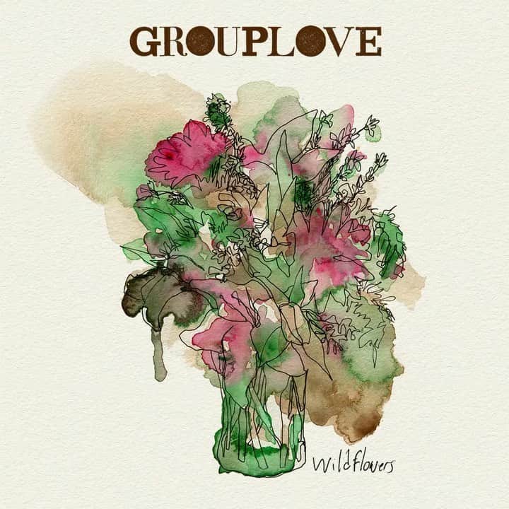 グループラブのインスタグラム：「"wildflowers", like so many classic tom petty songs, speaks to defiant individualism, compassionate love, universal hopes, and common dreams. it resonates now more than ever. honored to have covered this in celebration of tom's 70th. long live tom petty!  now available on all streaming platforms art by hannah hooper」