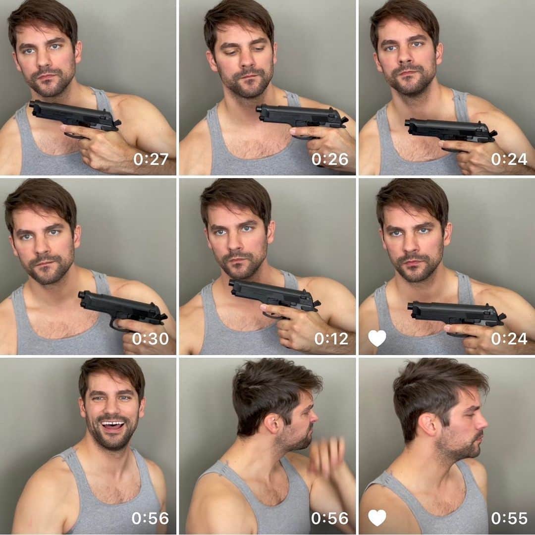 ブラント・ドーハティのインスタグラム：「Self-tape auditions are weird」