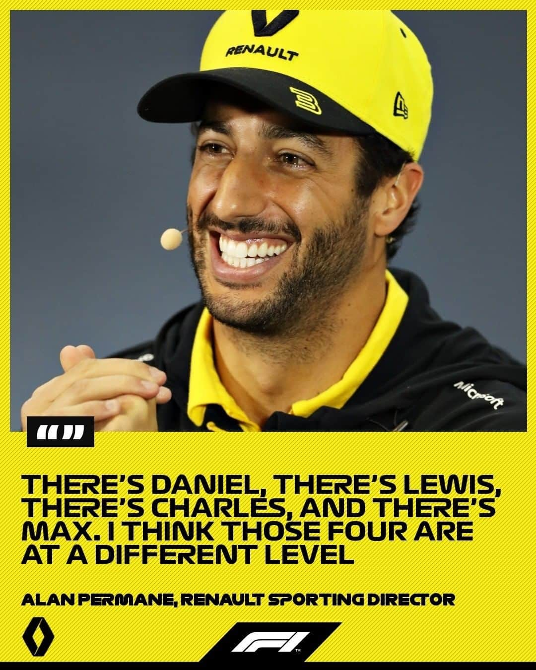 F1さんのインスタグラム写真 - (F1Instagram)「High praise for @danielricciardo 🙌💯  You can listen to more of Alan Permane's thoughts on the Aussie driver and a lot more on this week's #F1BeyondTheGrid podcast!   #Formula1 #F1 @renaultf1team」11月21日 2時16分 - f1