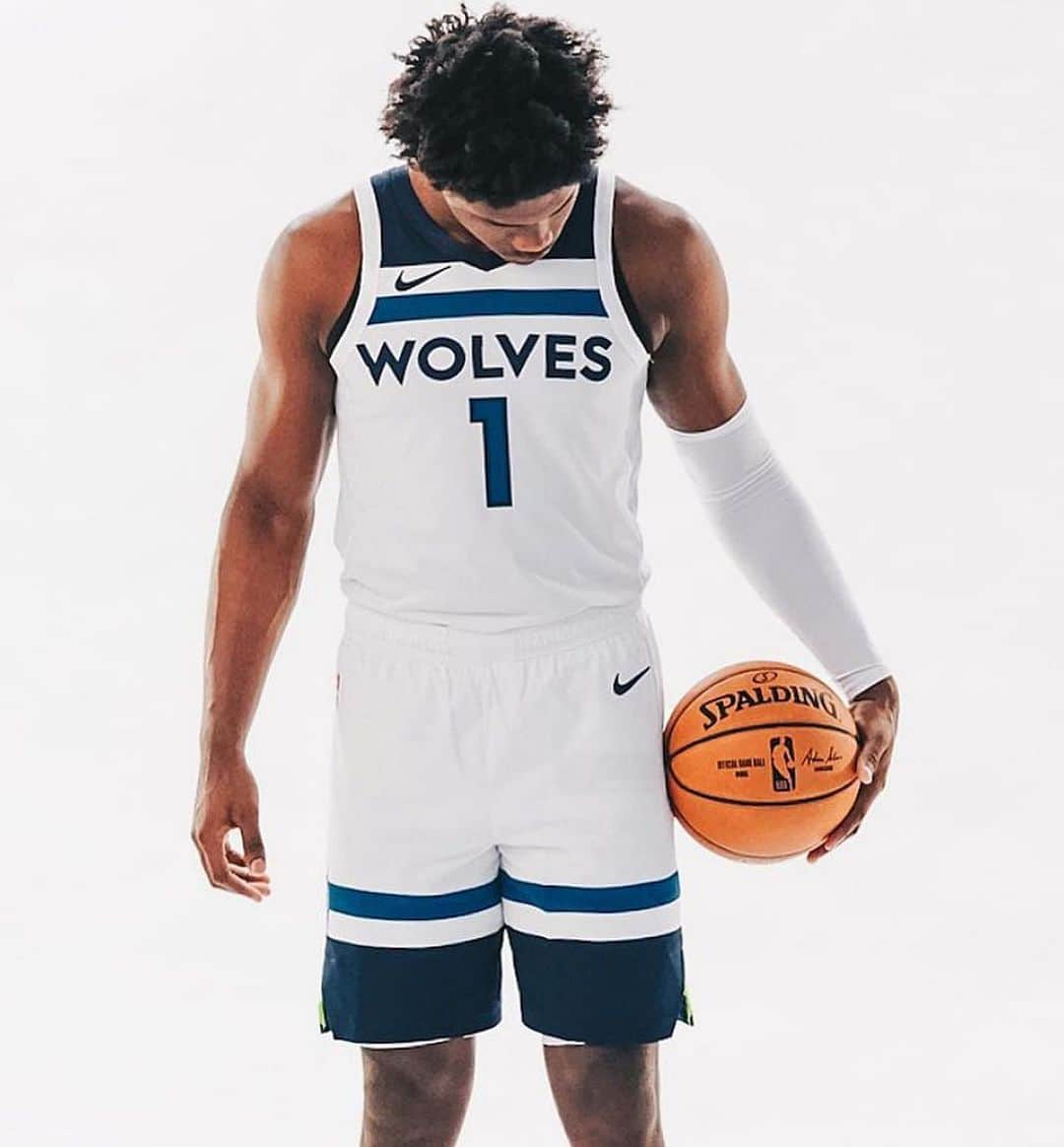 NBAさんのインスタグラム写真 - (NBAInstagram)「Top #NBADraft pick @theanthonyedwards_ debuts his new @timberwolves threads! #NBARooks」11月21日 2時20分 - nba