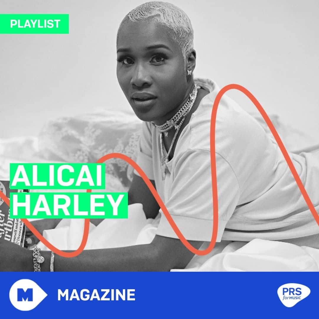 PRS for Musicのインスタグラム：「PLAYLIST - @alicaiharley 🤩🎧 LINK IN BIO Following the release of her latest single, I Just Wanna Know, we asked the wonderful @AlicaiHarley for a playlist of what she's enjoying right now.   Tune in for a bit of @wizkidayo, @bujubanton, @originalkoffee, @RebeccaGarton and more.」