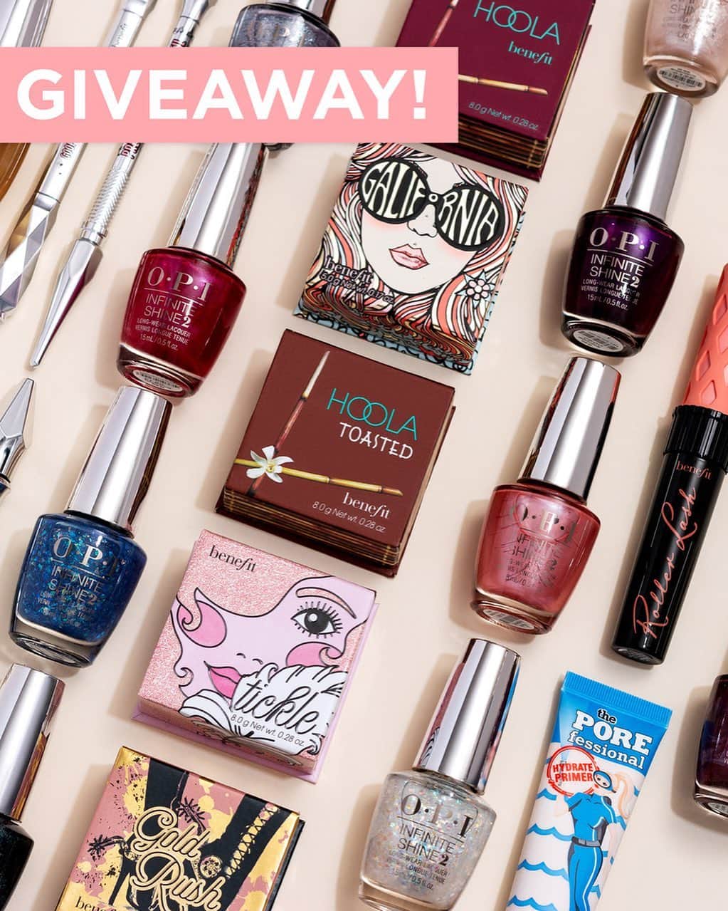 Benefit Cosmeticsさんのインスタグラム写真 - (Benefit CosmeticsInstagram)「🧡 FRIENDSGIVING GIVEAWAY 🧡 It’s your chance to win $340 worth of #opi + #benefit products — we’re picking TWO winners to score a major beauty & nail haul! How to enter: 1️⃣ Follow @benefitcosmetics + @opi 2️⃣ Like this post 3️⃣ TAG 3 BFFs below ➡️ For extra entries, leave a 💅🏽 on our most recent posts, or share this post on your IG stories, tagging @benefitcosmetics + @opi! Good luck! ✌🏽 Giveaway ends tomorrow, 11/21, at 11:59pm PST. Rules: bit.ly/3lOFiBQ」11月21日 3時04分 - benefitcosmetics