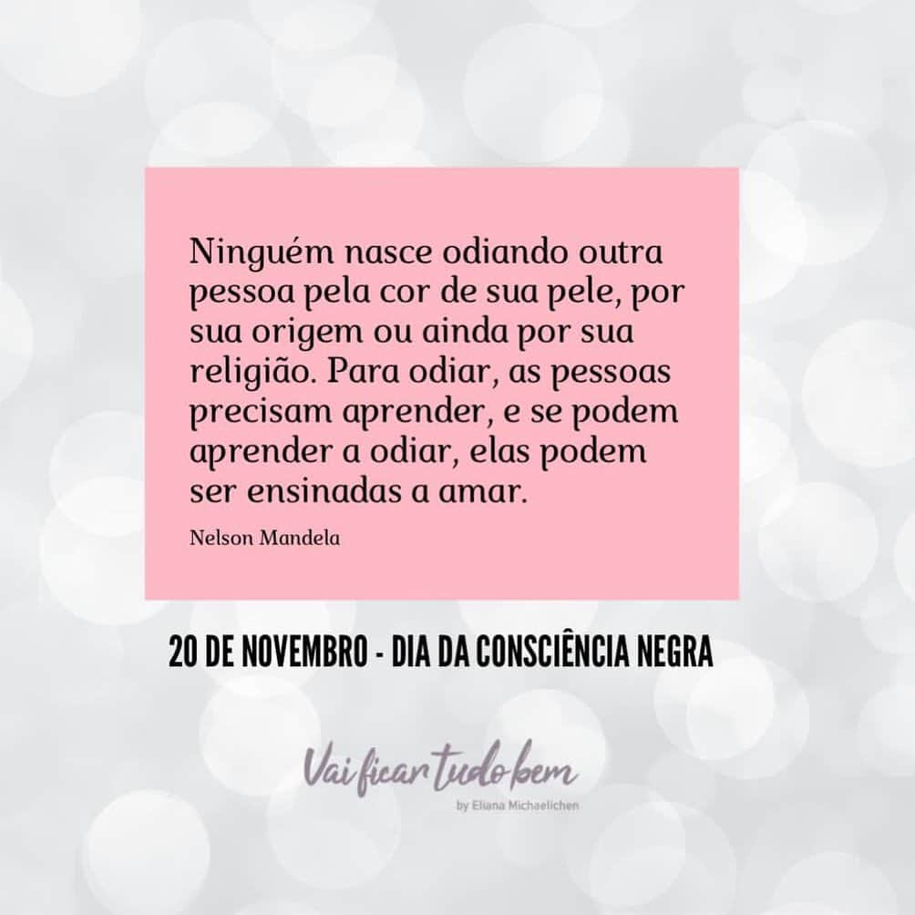 Eliana Michaelichin Bezerraさんのインスタグラム写真 - (Eliana Michaelichin BezerraInstagram)「Bem assim... #consciencianegra  #vaificartudobem」11月21日 3時08分 - eliana
