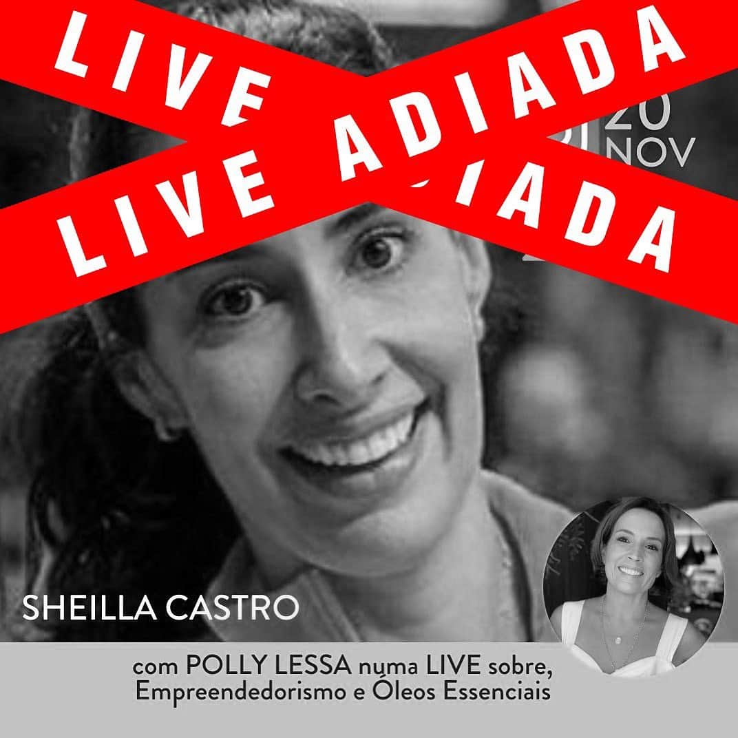 シェイラ・カストロのインスタグラム：「Me inspirando no post da minha amiga @fabiclaudino, e principalmente em decorrência do assassinato do João Alberto e como forma de repúdio, a live que aconteceria hoje com @pollylessa foi adiada para amanhã às 20:00.   #sheillacastro #diadaconsciêncianegra #sheilla13」