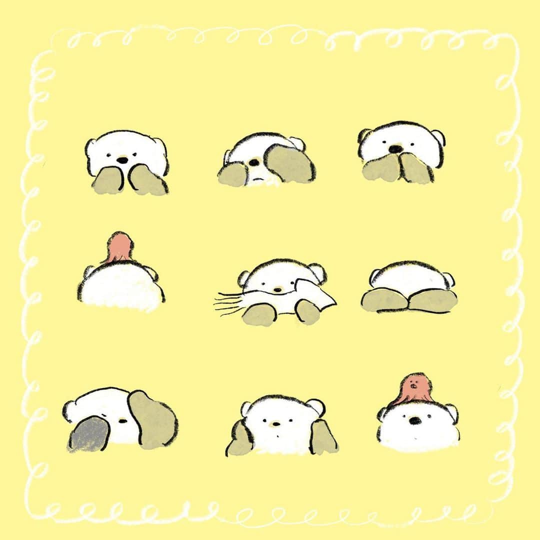 Momoroさんのインスタグラム写真 Momoroinstagram ラッコ Seaotter Illustration Momoro ももろ イラスト 11月