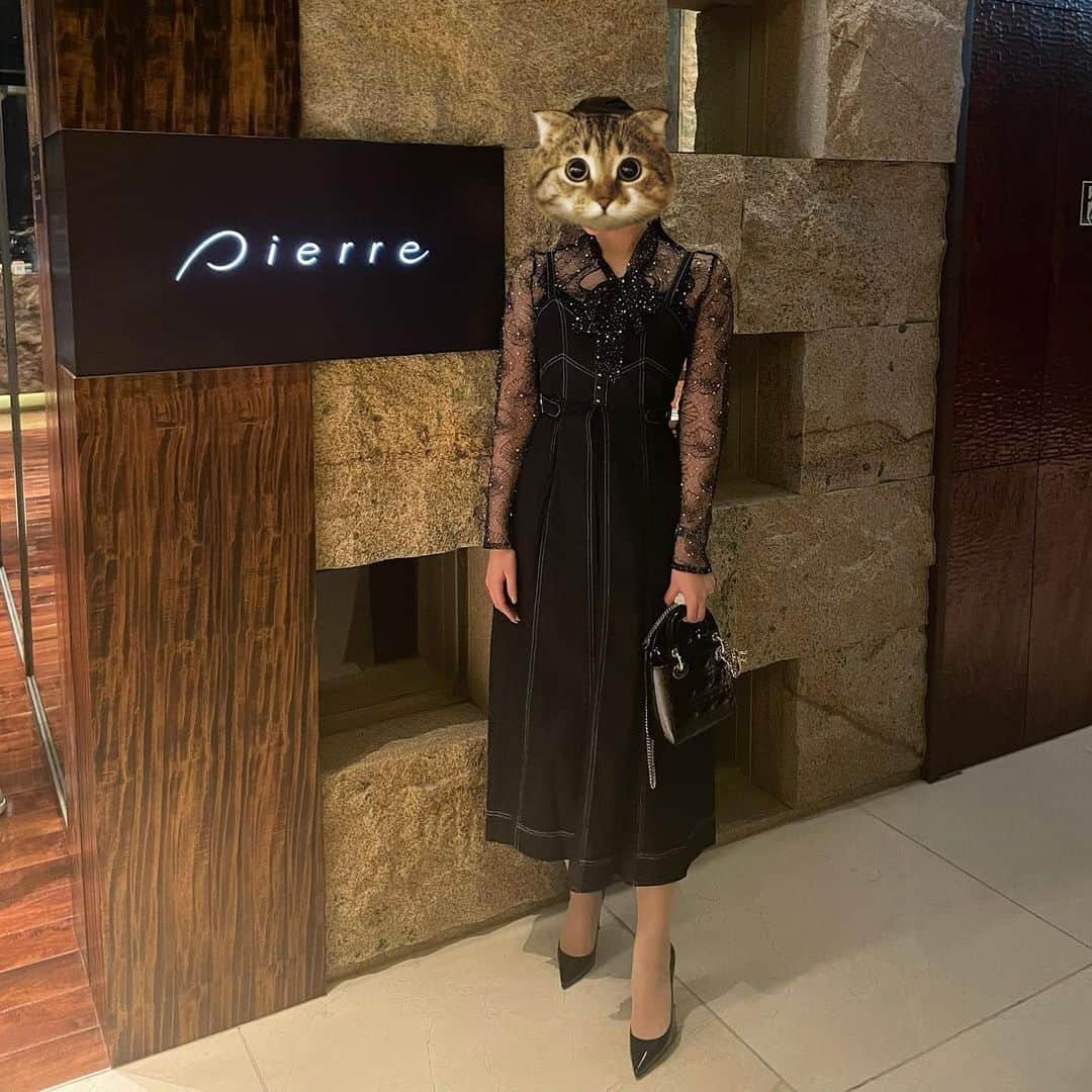 沙月のインスタグラム：「. . Pierreでdinner❤︎ . 家族の時間が幸せ❤︎ . . . #intercontinental #pierre #インターコンチネンタル大阪 #ピエール」