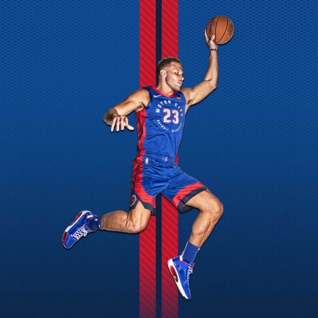 NBAさんのインスタグラム写真 - (NBAInstagram)「@blakegriffin23 & the @detroitpistons revealed their Motor City City edition uniforms!」11月21日 11時12分 - nba