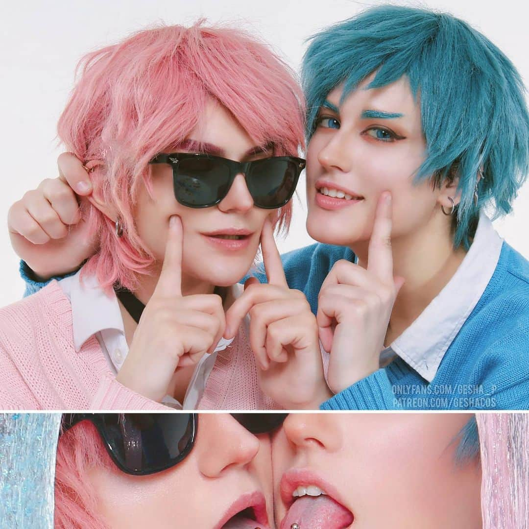 Gesha Petrovichさんのインスタグラム写真 - (Gesha PetrovichInstagram)「Good evening 😌❤️ Wigs @geshacos   #TamuraYuu by @prostoimbir Ph @esya_mokko   Extra 🌶️😏 available for any tier   P❤️treon and 💢nlyfans #yaribu #yarichinbitchclub #yuriayato #cosplay #malecosplay #malemakeup #blackpink #bl」11月22日 1時13分 - petrovichgesha