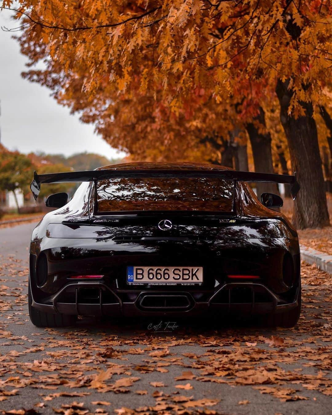 CARLiFESTYLEさんのインスタグラム写真 - (CARLiFESTYLEInstagram)「Mercedes AMG GT R Pro 🍁🍂 Photo @photo.tdr - @enescu_sbk @racebox.ro #carlifestyle」11月22日 0時24分 - carlifestyle