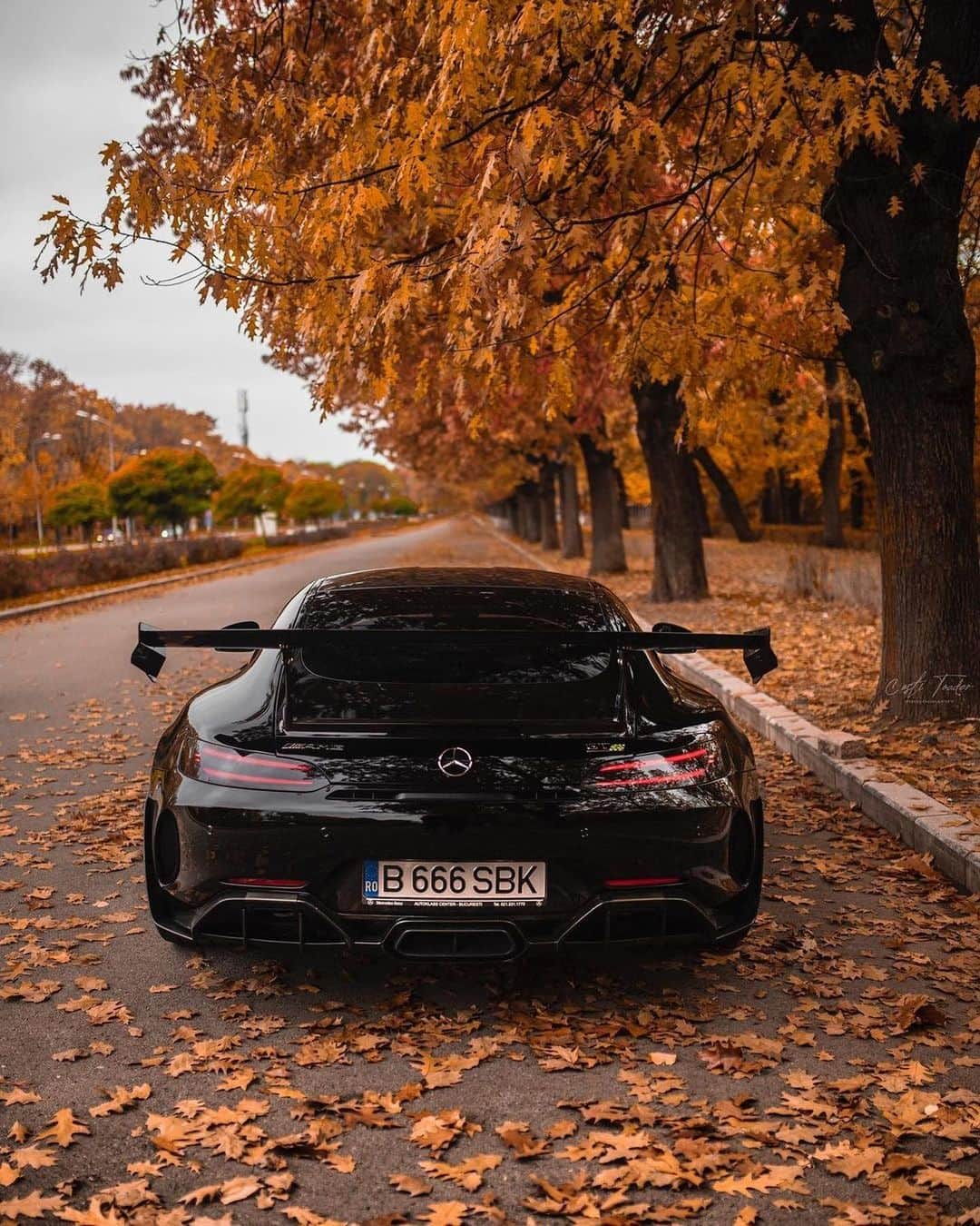 CARLiFESTYLEさんのインスタグラム写真 - (CARLiFESTYLEInstagram)「Mercedes AMG GT R Pro 🍁🍂 Photo @photo.tdr - @enescu_sbk @racebox.ro #carlifestyle」11月22日 0時24分 - carlifestyle