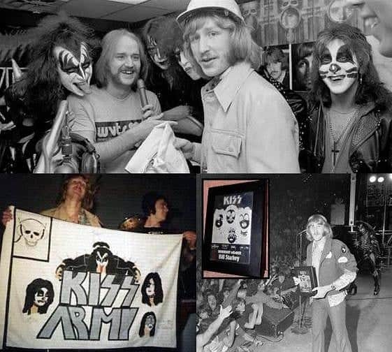KISSさんのインスタグラム写真 - (KISSInstagram)「#KISSTORY - November 21, 1975 - Indiana natives Bill Starkey and Jay Evans founded the legendary #KISSArmy after a local radio station refused to play #KISS. During KISS' 1975 show at Hulman Civic-University Center in Terre Haute, Starkey was brought on stage and honored with a plaque from the band!」11月22日 1時04分 - kissonline