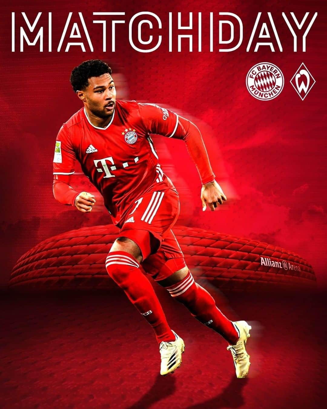 バイエルン・ミュンヘンさんのインスタグラム写真 - (バイエルン・ミュンヘンInstagram)「MATCHDAY! 🔥  #PACKMAS against Bremen! 💪 _________ #FCBSVW #FCBayern #MiaSanMia #AllianzArena」11月21日 16時04分 - fcbayern