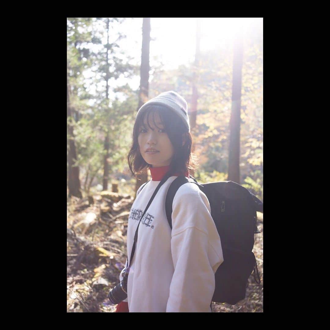 美山加恋のインスタグラム：「この前の登山の時。 写真たくさん撮っていただきました  私も人を撮りたいなぁ。  @masataka_kougo」
