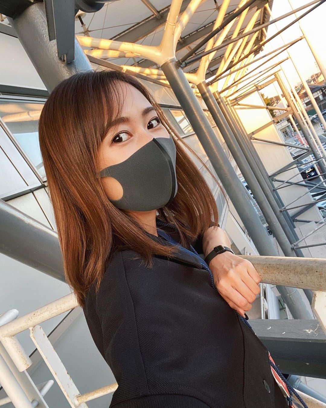 倉園由菜のインスタグラム：「お疲れさまでした⚽️ #nack5stadium」
