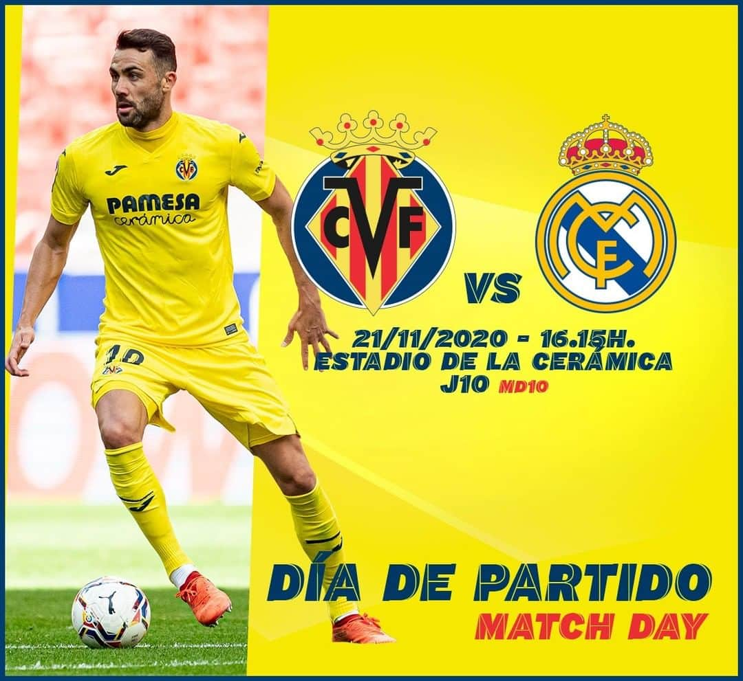 ビジャレアルCFさんのインスタグラム写真 - (ビジャレアルCFInstagram)「¡Día para un auténtico partidazo en Vila-real 💪💪💪! . 🆚 @realmadrid ⌚ 16.15 horas 🏟 Estadio de la Cerámica 🗓️ Jornada 10 🏆 @laliga 📺 @movistarplus 📱 #villarrealrealmadrid .  Today there’s an exciting game in Vila-real 💪💪💪! . 🆚 @realmadrid ⌚ 4:15pm CET 🏟 Estadio de la Cerámica 🗓️ Matchday 10 🏆 @laliga 📺 LaLigaTV (🇬🇧) 📱 #villarrealrealmadrid .  #Villarreal #futbol #football #soccer #laliga」11月21日 18時00分 - villarrealcf