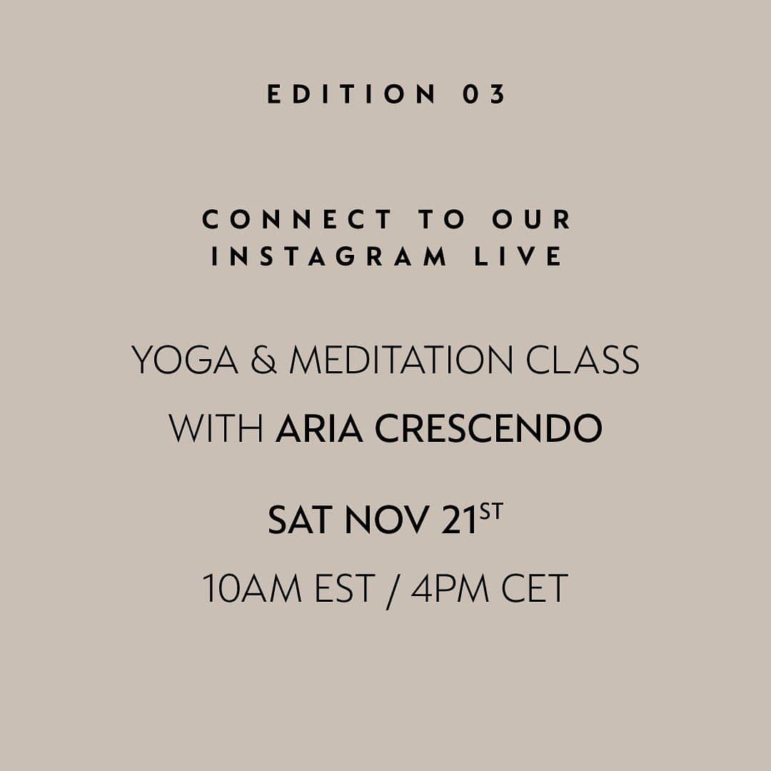 Nespressoさんのインスタグラム写真 - (NespressoInstagram)「Grab your mat, your coffee and meet @aria.official for a Yoga & Meditation class!  #NespressoEditions - Edition 03 starts in a couple hours.  Who will be joining us for this moment of zen?  ☕ Tag @nespresso and #NespressoEditions to share your set up with us.  #Nespresso #NespressoMoments」11月21日 19時56分 - nespresso