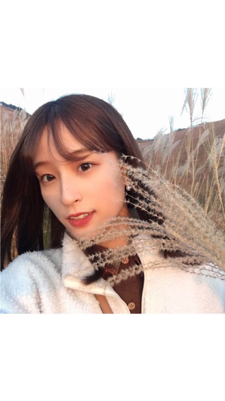 佐藤華純のインスタグラム：「.  【 #曽爾高原 】  行ってみたかった曽爾高原に行ってきた〜🌾  昼もいいけど、日の入りの時間がめちゃくちゃ綺麗！  リフレッシュできましたっ✨  ーーーーーーー【 #みんポチ 】ーーーーーーー  本日も投票お願いします📣😆 プロフィールに貼っているURLから、LINE認証をして投票してねっ！！！  #ミスキャンパス立命館2020 #MCR2020  #立命館 #立命館大学 #京都 #女子大生  #ミスキャン #ミスコン #ファイナリスト #ススキ #すすき #奈良観光 #ボア #ボアブルゾン」