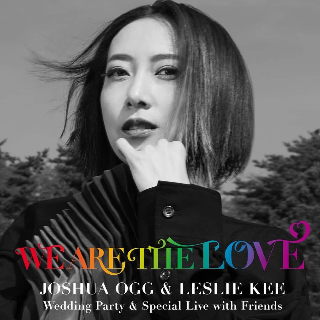 レスリー・キーさんのインスタグラム写真 - (レスリー・キーInstagram)「WE ARE THE LOVE  JOSHUA OGG & LESLIE KEE Wedding Party & Special Live with Friends-  僕とジョシュアの結婚パーティー❤️ 東京から世界生配信！ チケット購入、1週間までアーカイブから何回も観れます  https://livelovers.jp/list/onlineshow/1804/  日程：2020年11月22日(日) いい夫婦の日 時間：16:00-19:30  出演：杏里、大黒摩季、平原綾香、一青窈、Keiko Lee、小室哲哉、小曽根真、宮本笑里、早見優、今井マサキ、加藤いづみ、當間ローズ、Gary Arkins、ジェニファー、KONISHIKI & 小錦千絵、I Don’t Like Mondays.  音楽監督：武部聡志 司会：ジョン・カビラ、LiLiCo スピーチ：冨永愛、河瀬直美 ダンス：アオイヤマダ、Durian Lollobrigida、MONDO  会場：東京アメリカンクラブ（招待状限定入場）」11月21日 21時41分 - lesliekeesuper