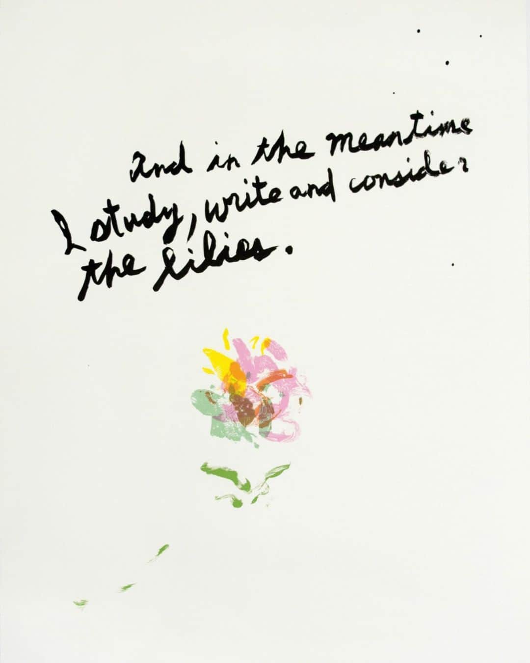 アリス・ガオさんのインスタグラム写真 - (アリス・ガオInstagram)「untitled (lilies), 2018 raymond pettibon」11月21日 22時04分 - alice_gao