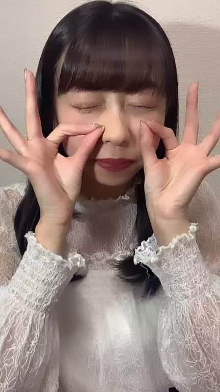 亀川萌絵子のインスタグラム：「ありがとうございました🙇‍♀️ 写真は涙ポーズ！本番は泣かないように頑張るぞ！」