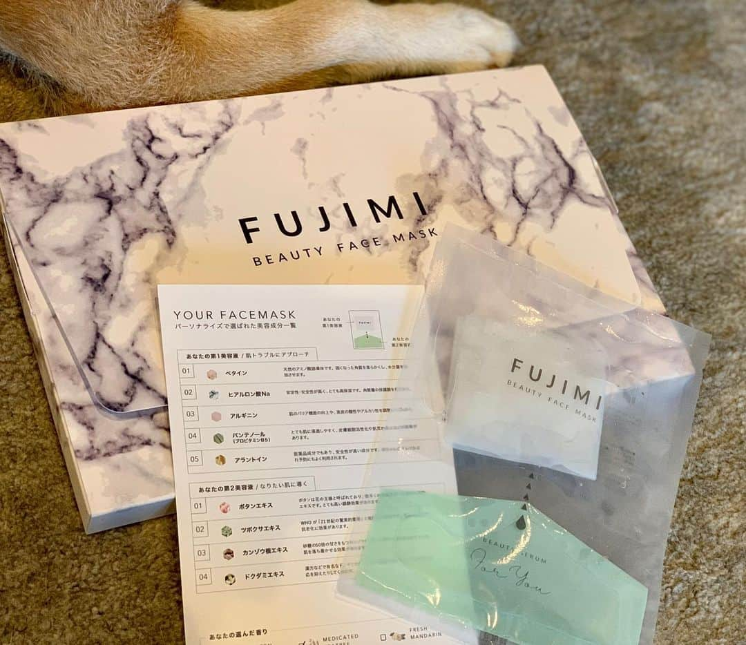 shibainu berryさんのインスタグラム写真 - (shibainu berryInstagram)「FUJIMI @fujimi_official さんのフェイスマスク✨乾燥する季節にピッタリ❗️べりやんの毛艶の良さの秘密はコレ⁉️🐻✨ ・ それぞれの肌に合わせてカスタマイズ処方のマスク✨おかんは体、かなり丈夫💪メンタル、超打たれ強い。唯一弱いのが肌😫体も性格も敏感とは無縁やけど、肌だけは敏感で悩み😞 FUJIMIさんのフェイスマスクはパラベンフリー、防腐剤フリー、鉱物油フリー、旧表示指定成分フリー、アルコールフリー、紫外線吸収剤フリー、ということで敏感肌でも安心😌 #パーソナライズマスク #FUJIMI #美容 #PR #❤️迷子犬の掲示板四国 @maigo_dog_shikoku #めざせ迷子犬ゼロ👌 #柴犬 #べりやん #べりむく #多頭飼い #徳島 #berry #shiba #shibainu  #shibainumania #shibastagram #instashiba #ぷにっと部 #口角キュキュッと部  #チーム俺様 →部員絶賛募集中 #shiba_snap #proudshibas #west_dog_japan #サンデイ #instagramjapan #ふわもこ部 #pecoいぬ部 #pecotv #buzzfeedanimals #9gag  @9gag @barked」11月22日 9時06分 - shibainu.berry