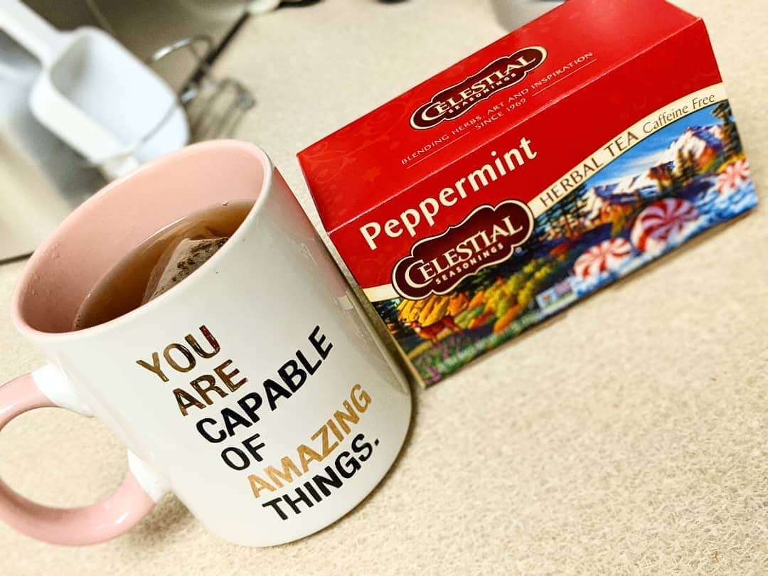 アマルのインスタグラム：「冬のハーブティ😍❄️☃️美味しい❄️  I love this herb tea❄️」