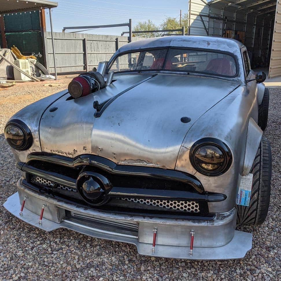 Classics Dailyさんのインスタグラム写真 - (Classics DailyInstagram)「Check out the progress on this crazy 49 Ford body swapped BMW being done by our friends @maniacsgarage. Follow @maniacsgarage to see the progress  #STANDOUT #BEDIFFERENT #BEAMANIAC  #maniacsgarage #maniacsgaragebuilds #bmw #e92 #335i #turbo #chassisswap #bodyswap #widebody #1949 #ford #shoebox #ratrods #ratty #rusted #patina #america #driftmissle #roadrace #madmax #builtnotbought #sema  @maniacsgarage @hostilewheels @toyotires @garrettmotion @optimabatteries @trackreadyproducts @statusracing @burger_tuning @fluent.tuned @boxousadirect @number5specialtycoatings  @gorillasplitters」11月22日 1時42分 - classicsdaily