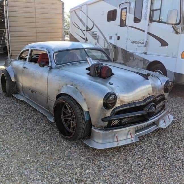 Classics Dailyさんのインスタグラム写真 - (Classics DailyInstagram)「Check out the progress on this crazy 49 Ford body swapped BMW being done by our friends @maniacsgarage. Follow @maniacsgarage to see the progress  #STANDOUT #BEDIFFERENT #BEAMANIAC  #maniacsgarage #maniacsgaragebuilds #bmw #e92 #335i #turbo #chassisswap #bodyswap #widebody #1949 #ford #shoebox #ratrods #ratty #rusted #patina #america #driftmissle #roadrace #madmax #builtnotbought #sema  @maniacsgarage @hostilewheels @toyotires @garrettmotion @optimabatteries @trackreadyproducts @statusracing @burger_tuning @fluent.tuned @boxousadirect @number5specialtycoatings  @gorillasplitters」11月22日 1時42分 - classicsdaily