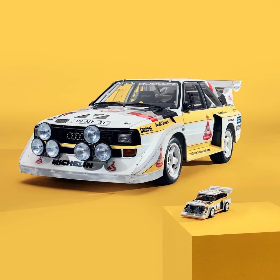 LEGOさんのインスタグラム写真 - (LEGOInstagram)「The perfect replica of one of the greatest rally icons! 🤩 Build your own 1985 Audi Sport quattro S1 with just 250 bricks 🏎️💨  Thanks @AudiUK, @AudiUKPress for the amazing photos 📸」11月22日 2時01分 - lego