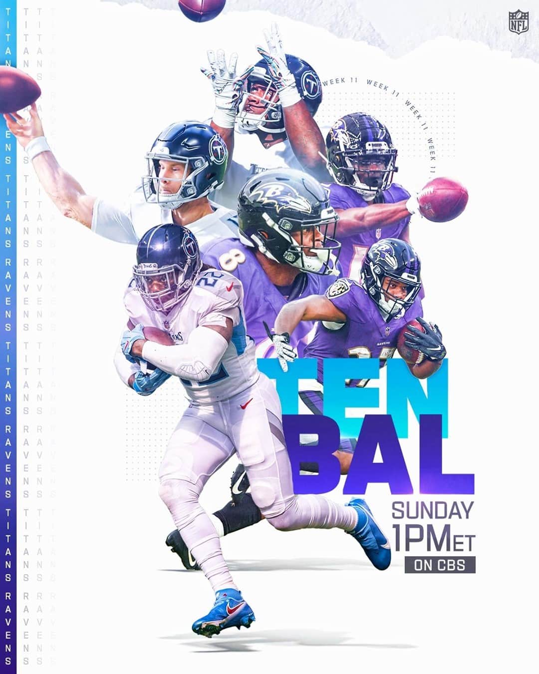 NFLさんのインスタグラム写真 - (NFLInstagram)「A rematch of the 2019 AFC Divisional Round coming your way. 🔥⁣ ⁣ 📺: #TENvsBAL -- Sunday 1pm ET on CBS⁣ 📱: NFL app // Yahoo Sports app」11月22日 3時00分 - nfl