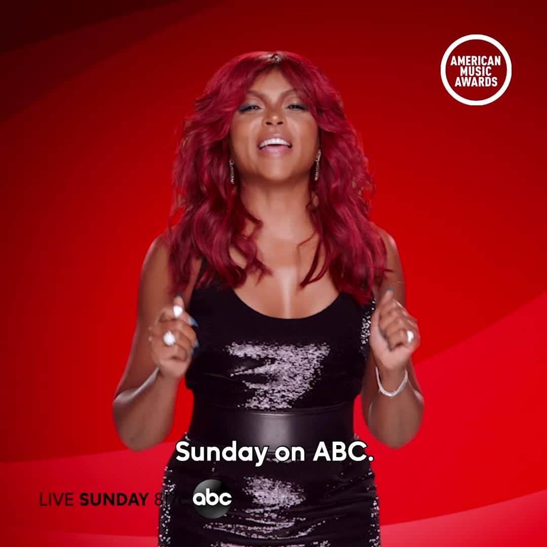 アメリカン・ブロードキャスティング・カンパニーのインスタグラム：「Don’t miss @tarajiphenson ✨SHINE✨ at the #AMAs TOMORROW on ABC.」