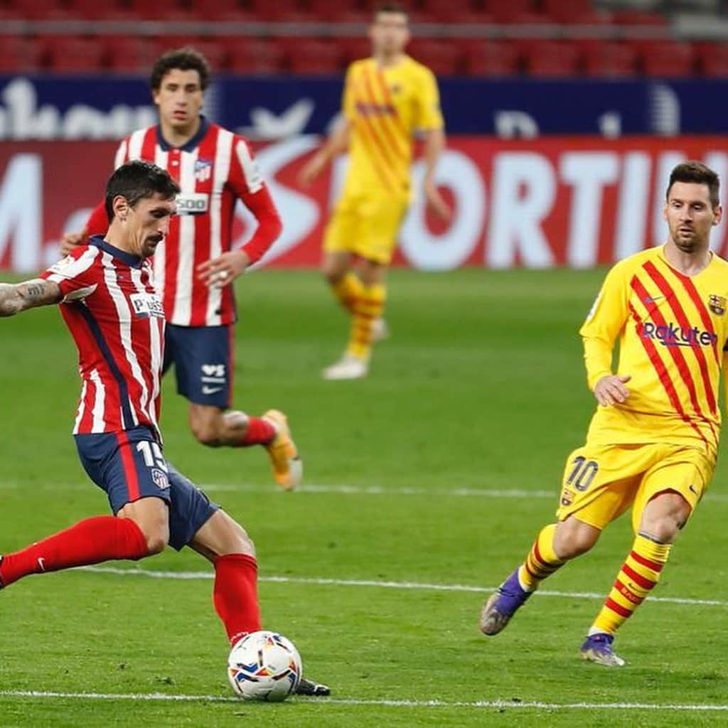 ステファン・サヴィッチのインスタグラム：「Partidazo! Grande equipo! 💪🏻💪🏻💪🏻 @atleticodemadrid  #aupaatleti #laliga」