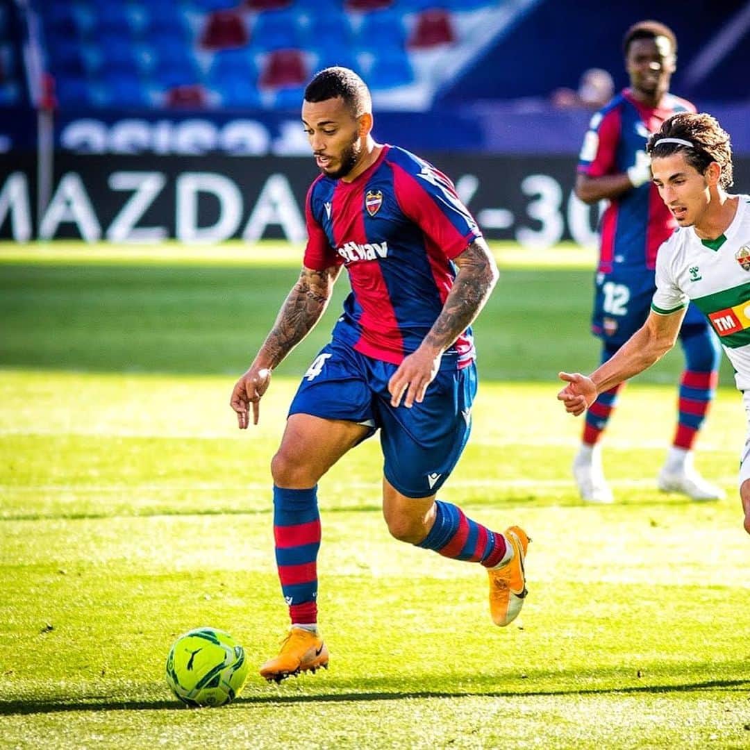 ルベン・ヴェソのインスタグラム：「Lo intentamos todo hasta el final pero no lo logramos. Seguiremos trabajando para mejorar 💯 @levanteud ➕1️⃣」