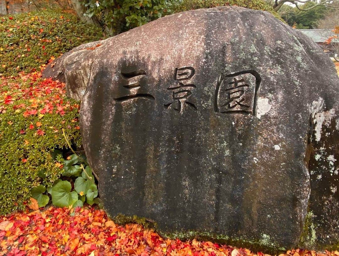 謝依旻さんのインスタグラム写真 - (謝依旻Instagram)「#japan #autumn  #hiroshima  #広島　#秋 #三景園  #紅葉  #秋天 快要離開了😭」11月22日 19時50分 - igo_1116