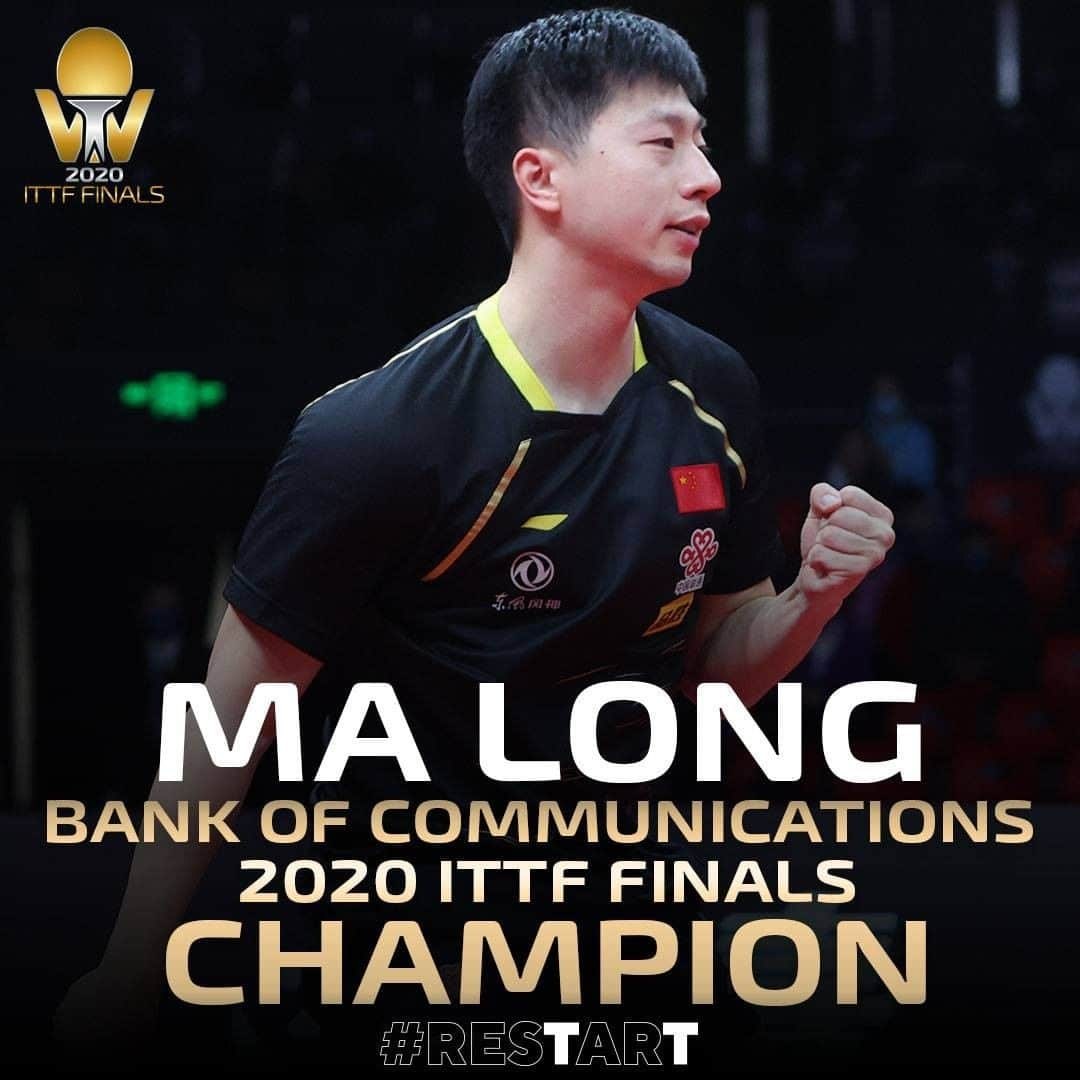 ITTF Worldさんのインスタグラム写真 - (ITTF WorldInstagram)「2008 🏆 2009 🏆 2011 🏆 2015 🏆 2016 🏆 2020 🏆  MA LONG MAKES MORE HISTORY!!!  CONGRATULATIONS, DRAGON 🐉🔥👏  #ITTFfinals #RESTART」11月22日 18時29分 - wtt