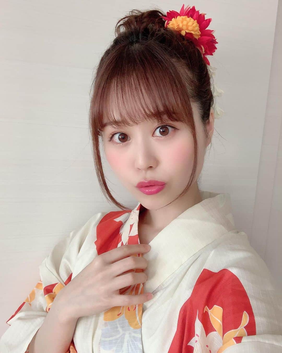 日岡なつみのインスタグラム：「👘❣️ 季節外れシリーズ②」