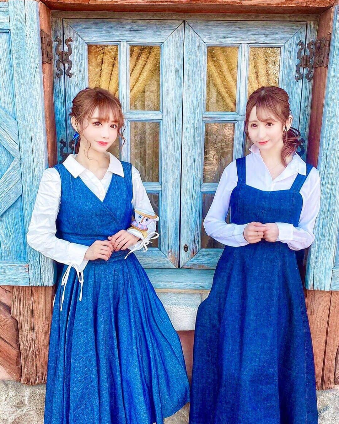 一條りおなさんのインスタグラム写真 - (一條りおなInstagram)「Beauty and the Beast👸🏼🥀 . #disney  #disneyland  #beautyandthebeast  #belle  #美女と野獣 #町娘ベル  #ベルコーデ #チップ」11月22日 19時12分 - riona.i