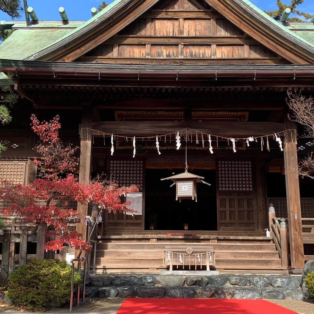 新潟グランドホテル Niigata Grand Hotelのインスタグラム：「見事な秋晴れ。これから新潟大神宮さまで結婚式です。 #新潟グランドホテル #新潟大神宮 #いい夫婦の日 #葉っぱが大量」
