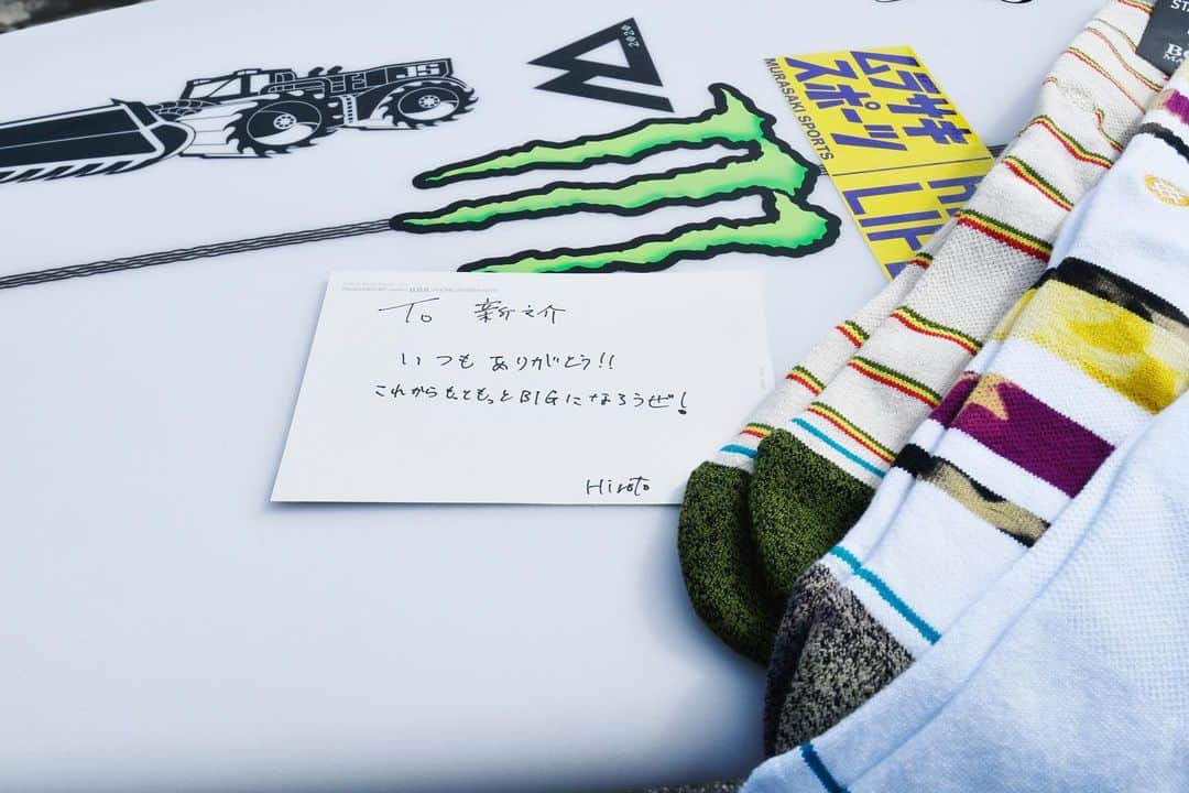大原洋人さんのインスタグラム写真 - (大原洋人Instagram)「Gift socks to @shinnosuke__suzuki ❤️ #STANCEギフト @stance_japan」11月22日 13時06分 - hirotoohhara